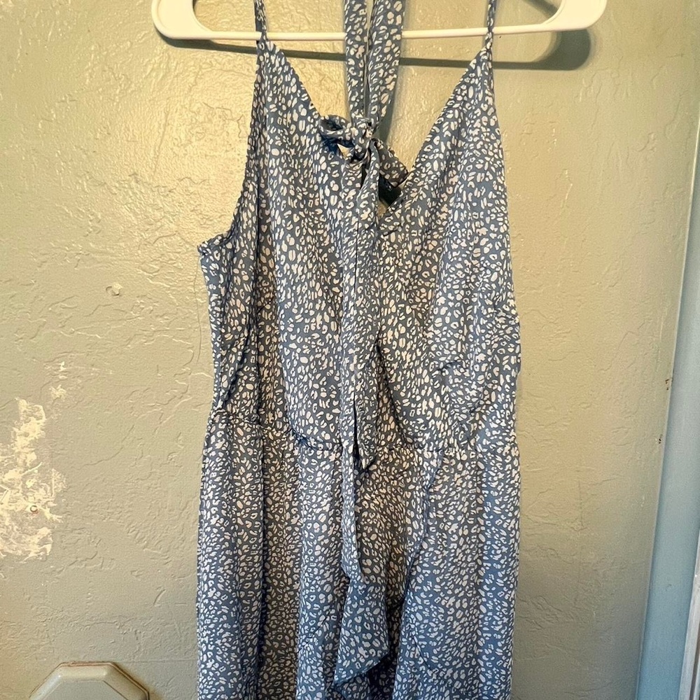 Sky blue dress